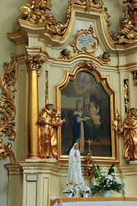 Mary interior of the church architecture photo