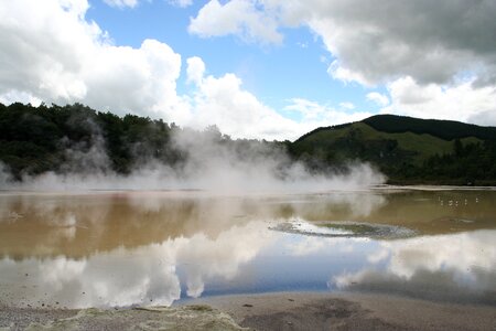 Landscape geothermal thermal photo