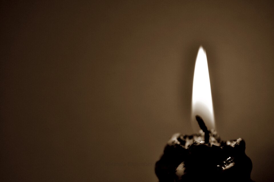 Light sepia burning