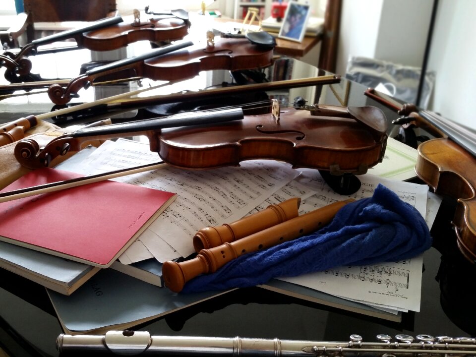 Music classic musical instruments