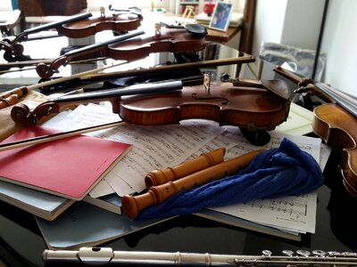 Music classic musical instruments photo