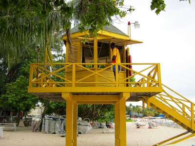 Beach lifeguard photo