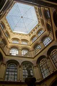 Dome light bazaar court palais ferstel vienna window