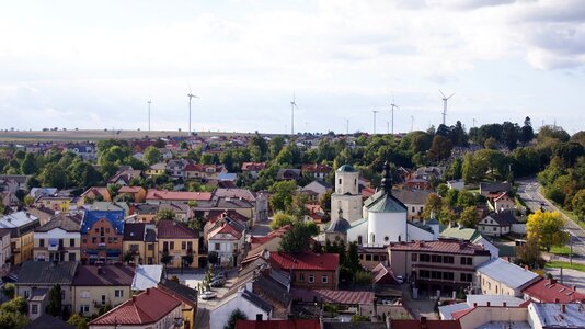 Poland tourism panorama of the city photo