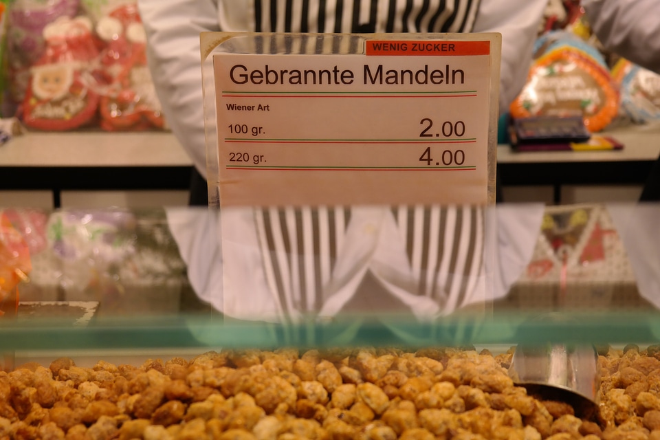 Fair christmas market stall