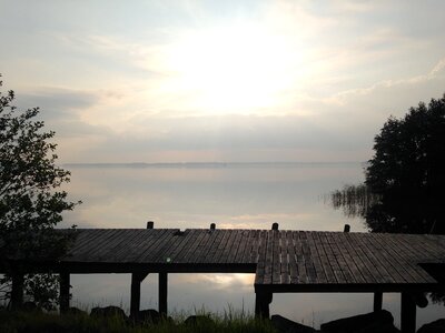 Sun sky mist