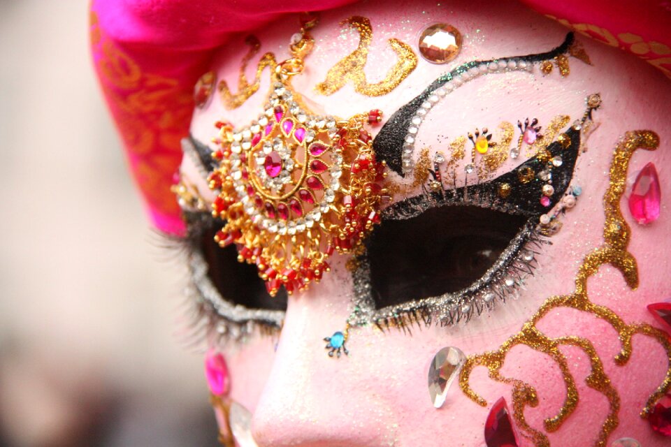 Mask the eyes carnival