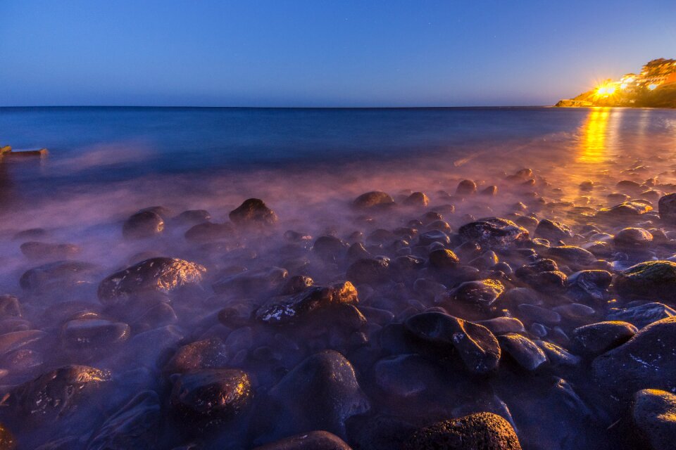 Coast night nature