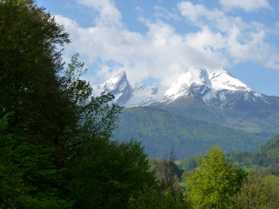 Snow berchtesgadener land germany