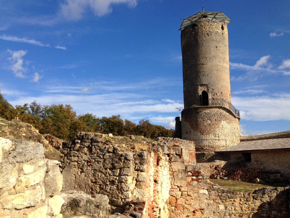Castle iłża the ruins of the