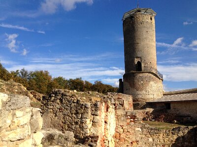 Castle iłża the ruins of the