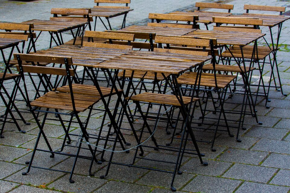 Street cafe sit bistro