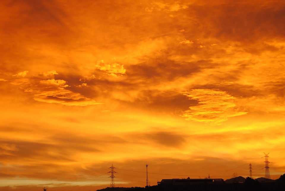 Sky red heaven