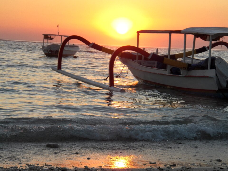Sea twilight landscape