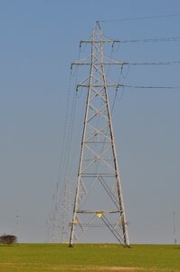 Power pylon sky photo