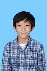 Child asian posing photo