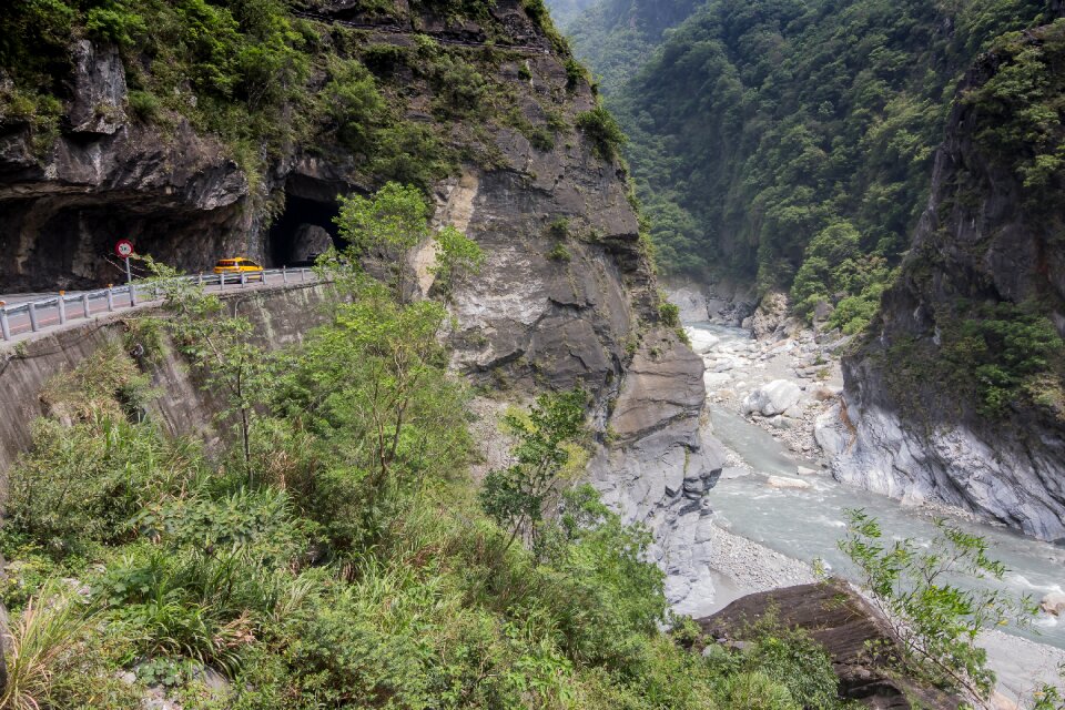 River valley gorge