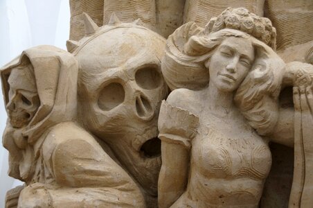 Structures of sand artwork festival