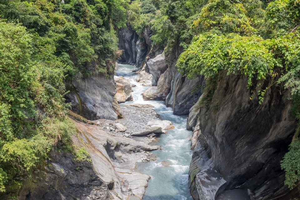 Nature mountains river