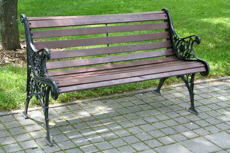 Wood rest garden