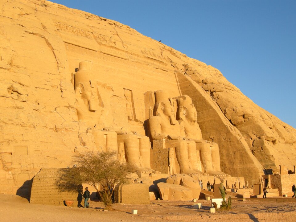 Egypt abu simbel temple of ramses