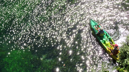 Kayakers active provence