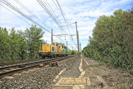 Railway transport locomotive photo