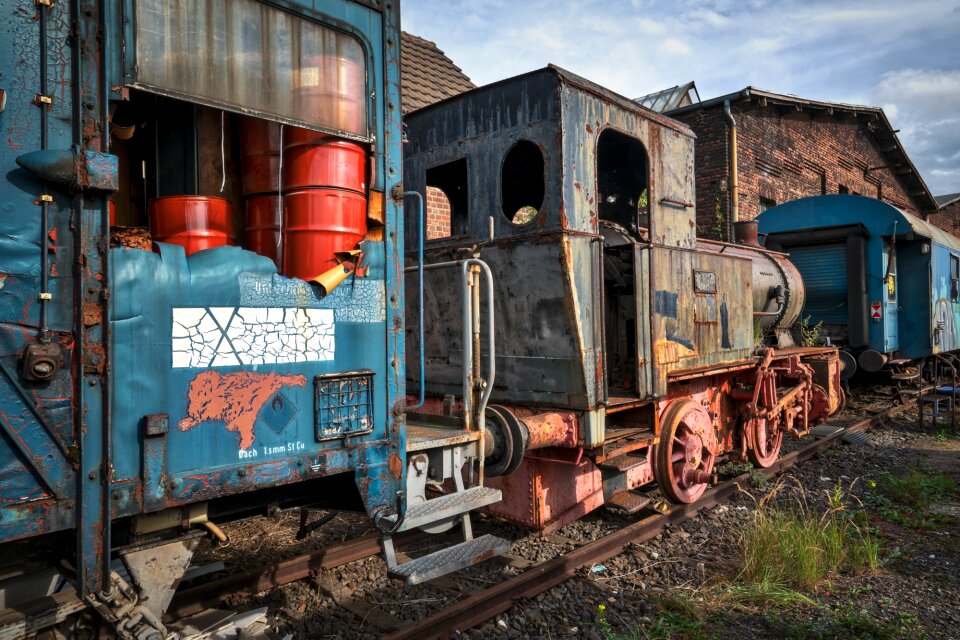 Locomotive rail traffic train