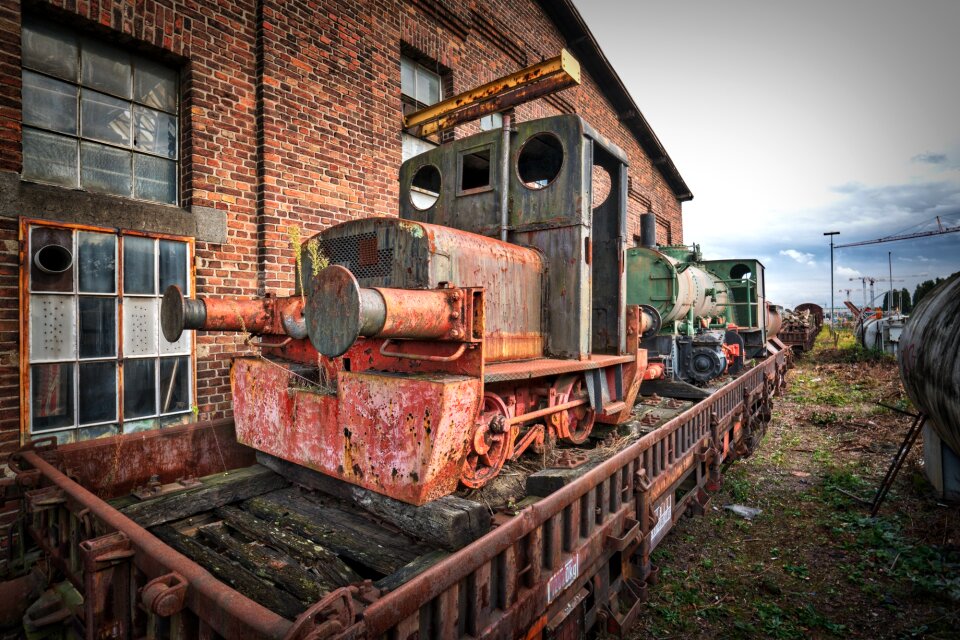 Locomotive rail traffic train
