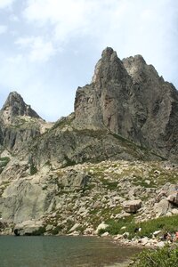 Rock mountain landscape photo