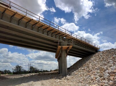 Bridge construction engineering concrete photo