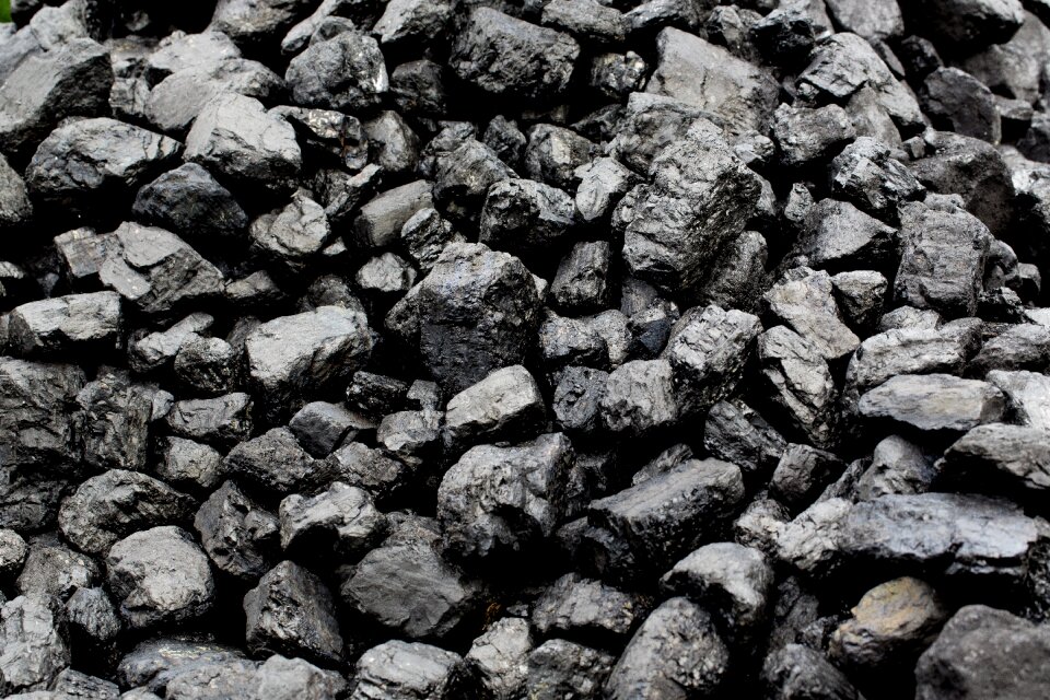 Briquettes fire barbecue