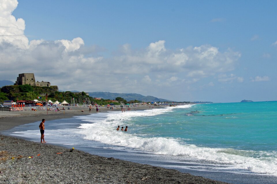 Sea beach landscape photo