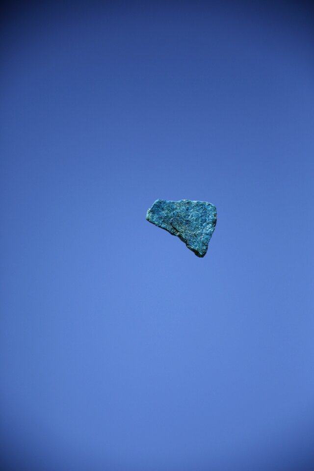 Strange sky blue