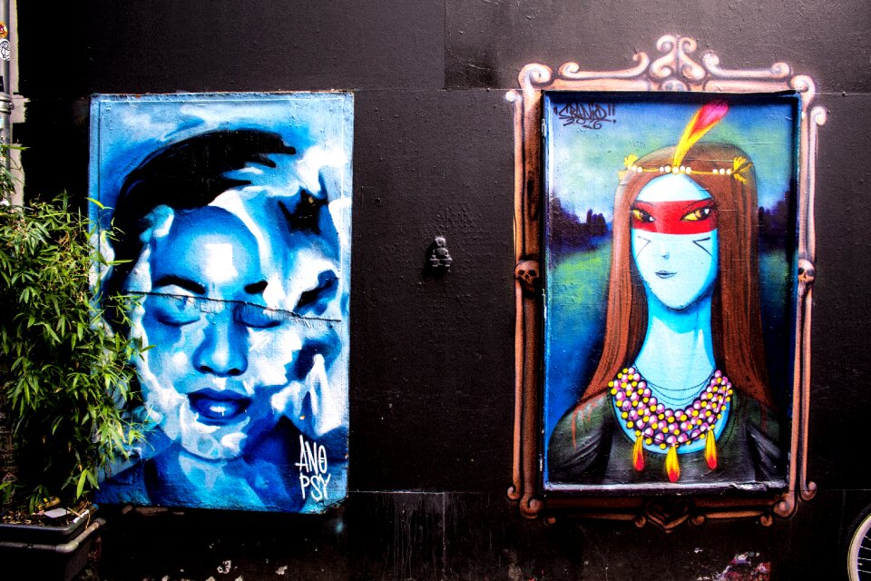 Art painting urban