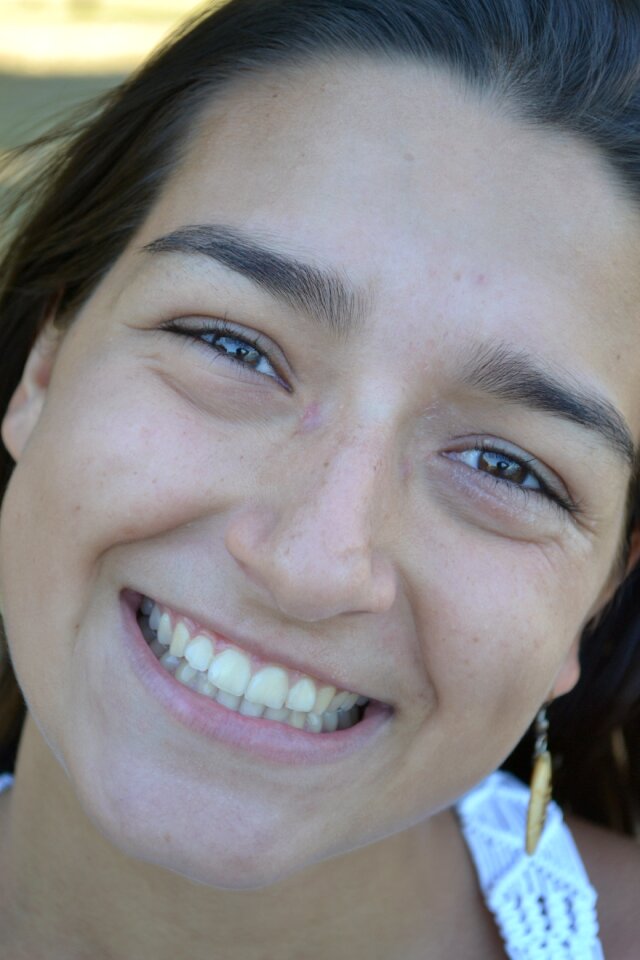 Female face girl