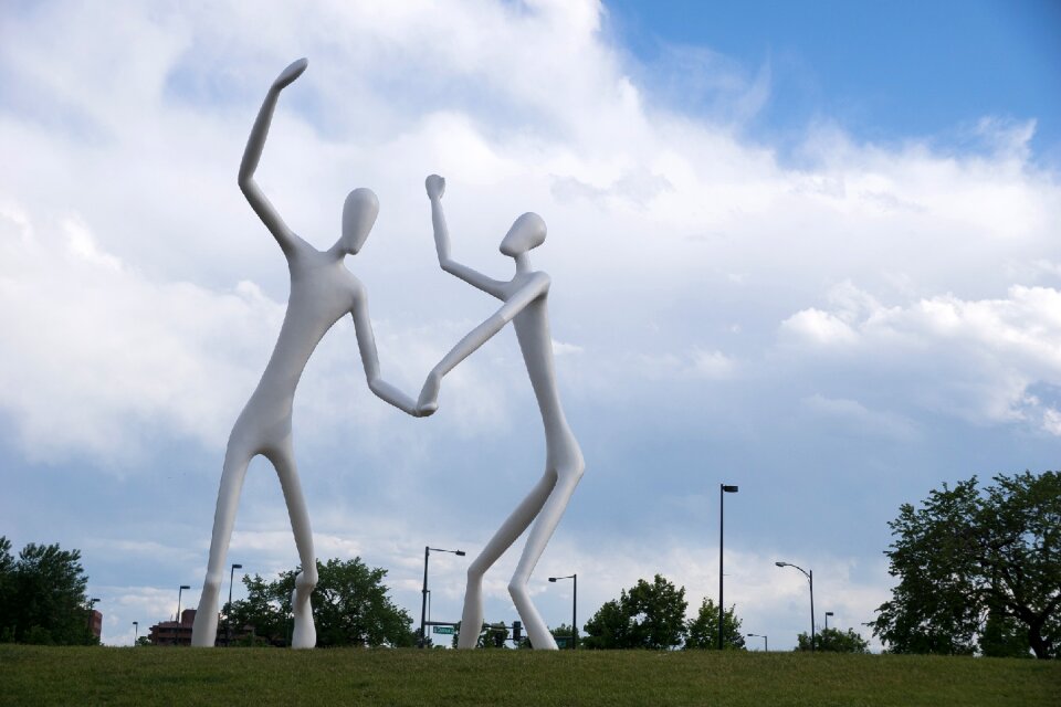 Cloud statue park