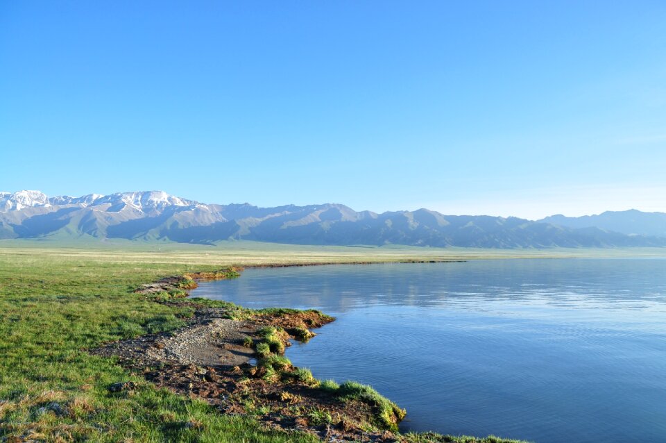 Sailimu lake lakefront natural