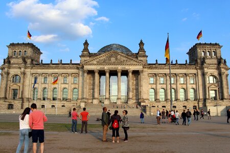 Germany building glass dome photo