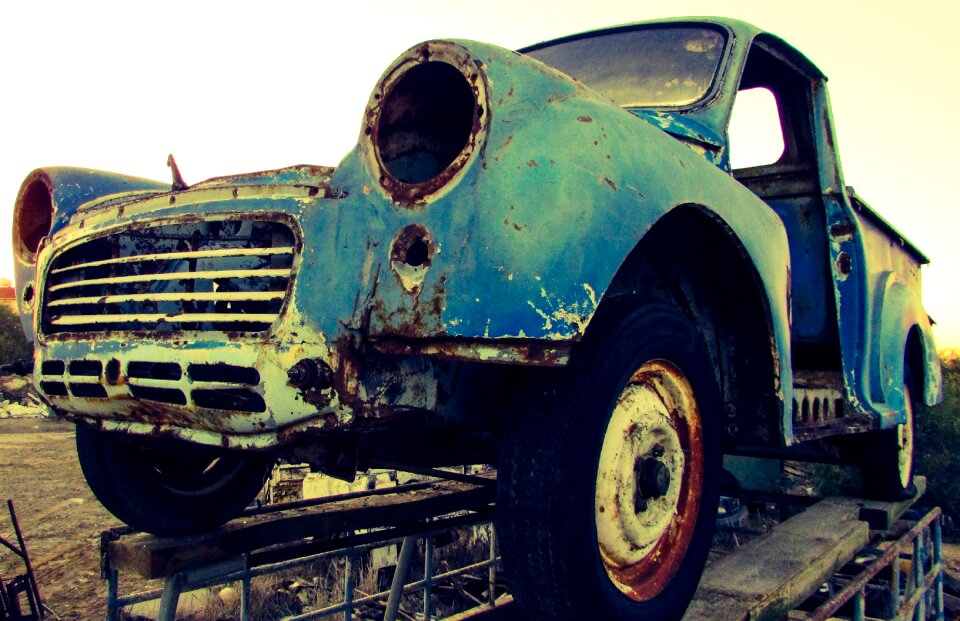 Blue vintage classic