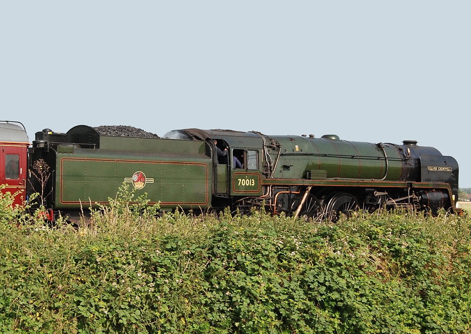 Railway steam railroad