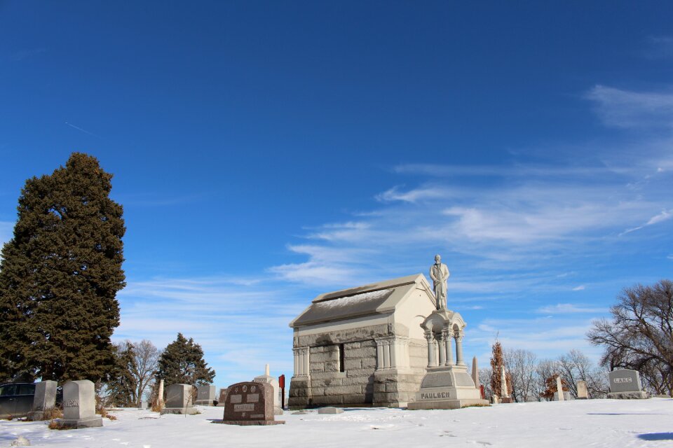 Dead cemetery winter