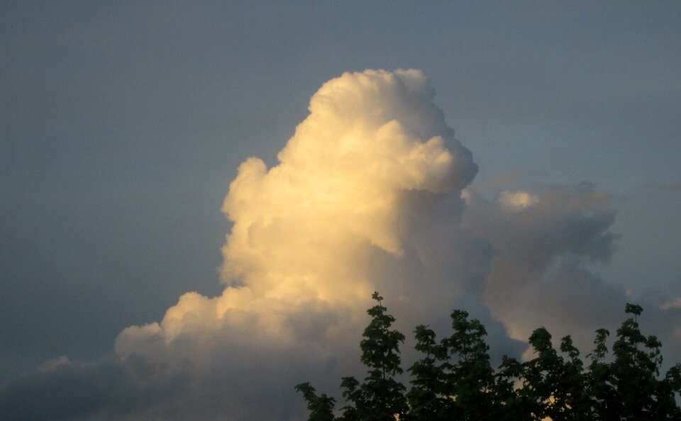 Cloud sky evening sky