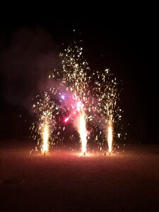 Shining spray show