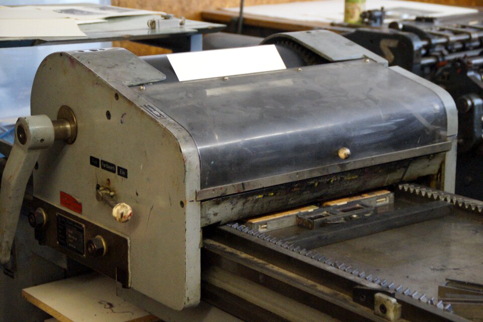 Johannes gutenberg print machine