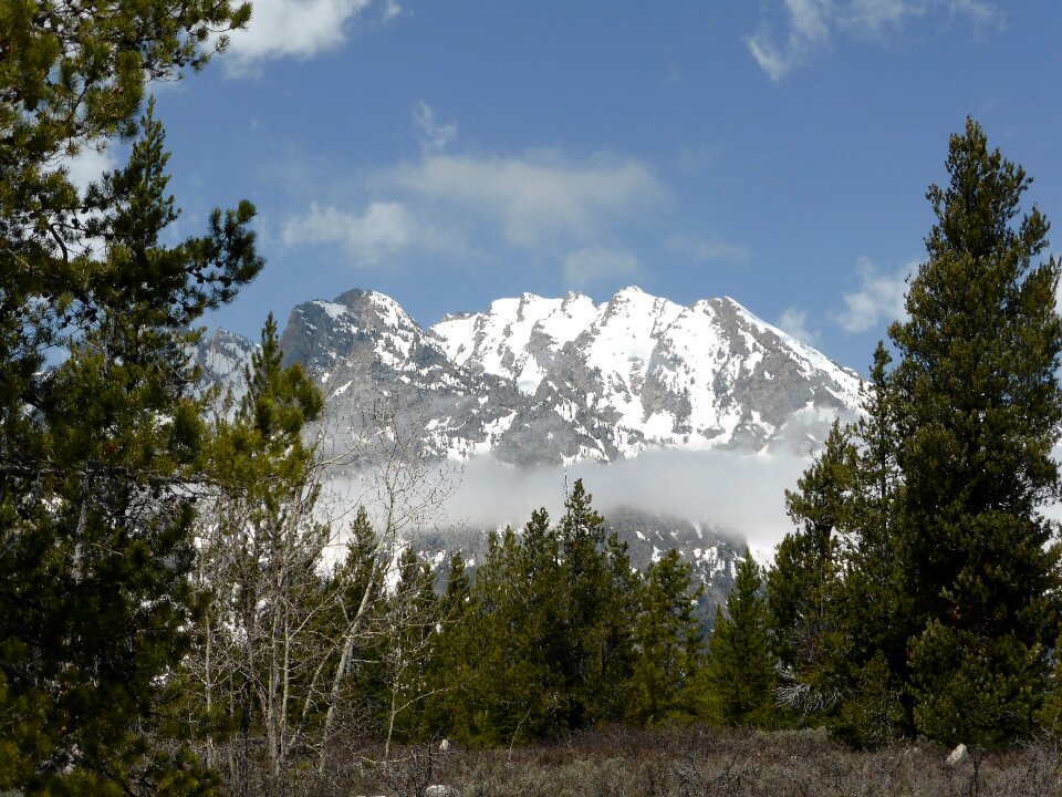Snow usa grand teton