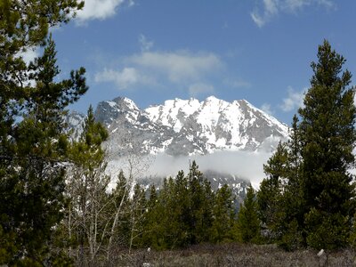 Snow usa grand teton