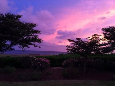 Evening sky caribbean mood