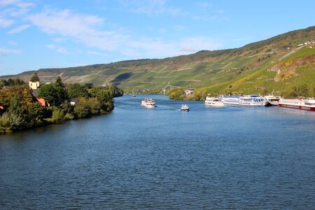 River landscape bernkastel sachsen