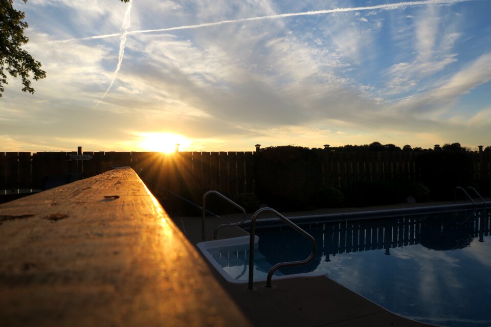 Sun orange scenic